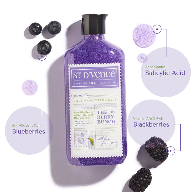 Berry Bunch - Blueberry & Blackberry Body Wash with Salicylic Acid