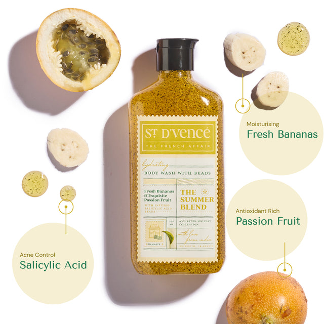 Summer Blend - Banana & Passion Fruit Body Wash with Salicylic Acid
