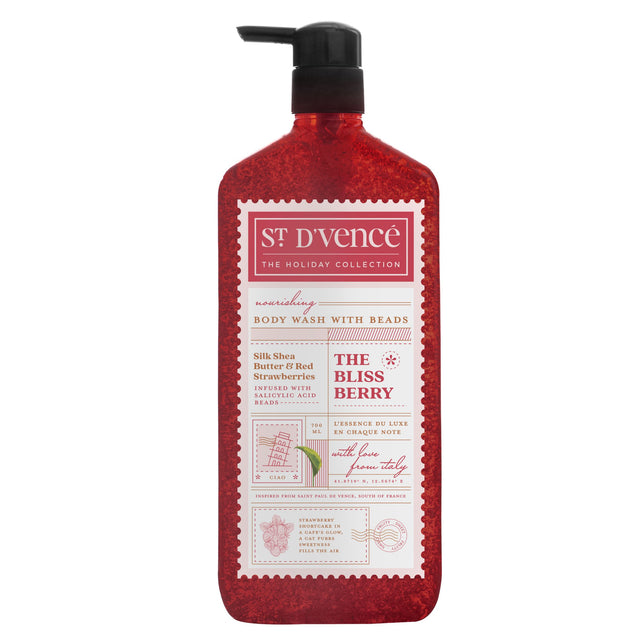 Bliss Berry - Strawberry & Shea Butter Body Wash with Salicylic Acid