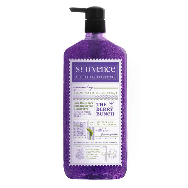 Berry Bunch - Nettoyant pour le corps myrtille et mûre avec acide salicylique, 300 ml