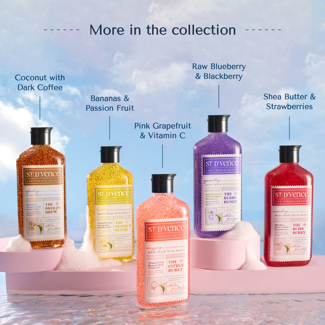 Berry Bunch - Nettoyant pour le corps myrtille et mûre avec acide salicylique, 300 ml