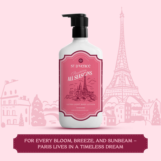 Parisian All-Seasons Ultra Lightweight Summer Body Lotion for All Skin Types