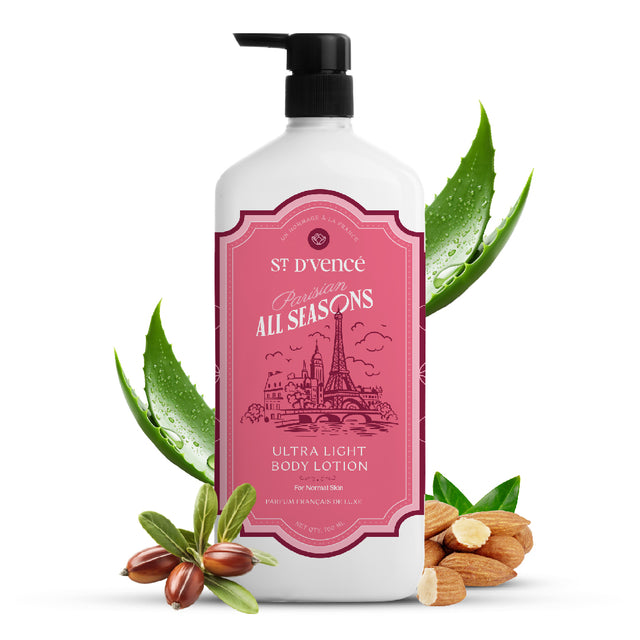 Parisian All-Seasons Ultra Lightweight Summer Body Lotion for All Skin Types