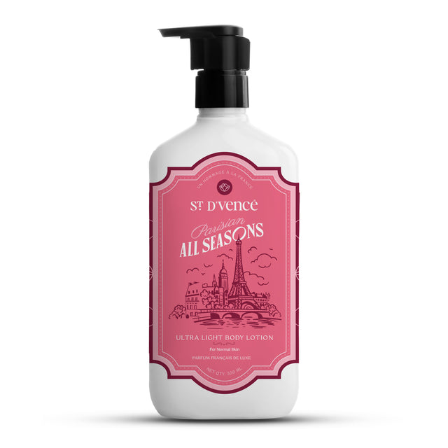 Parisian All-Seasons Ultra Lightweight Summer Body Lotion for All Skin Types