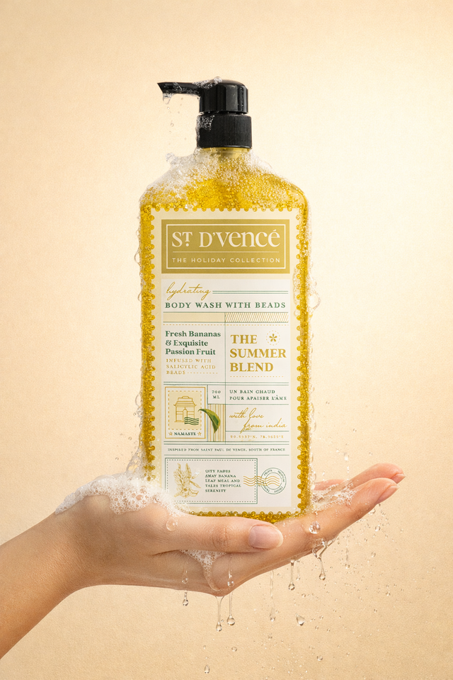 Summer Blend - Nettoyant pour le corps banane et fruit de la passion avec acide salicylique, 300 ml