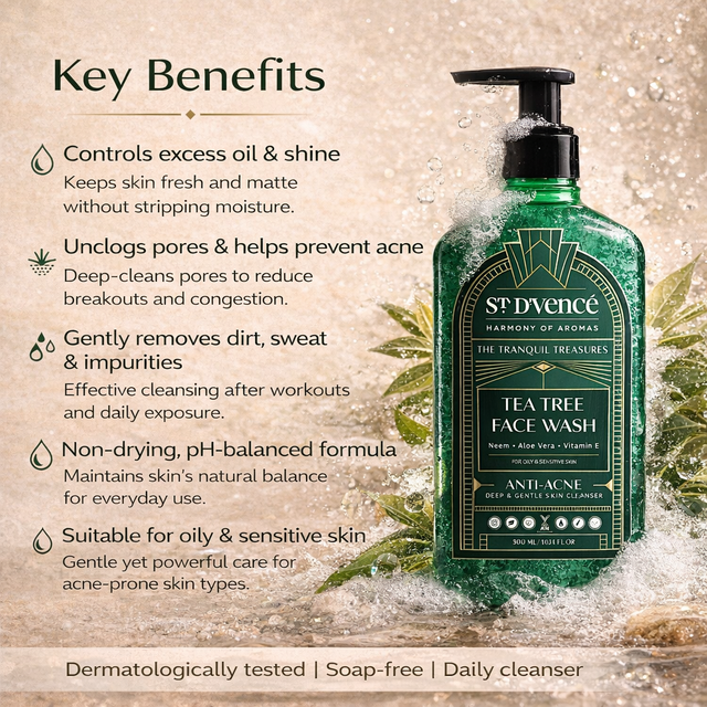 Tea Tree & Neem Oil Anti-Acne Face Wash