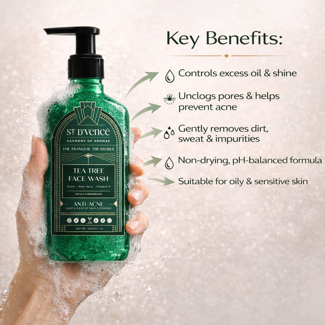 Tea Tree & Neem Oil Anti-Acne Face Wash