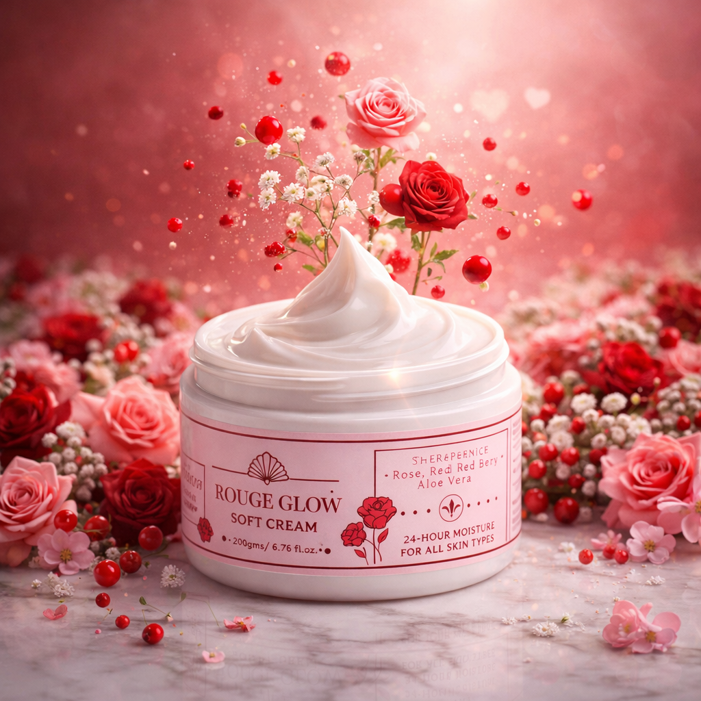 Summer Soft Face Cream - Rose, Redberry, 200 gm – St. D'vencé