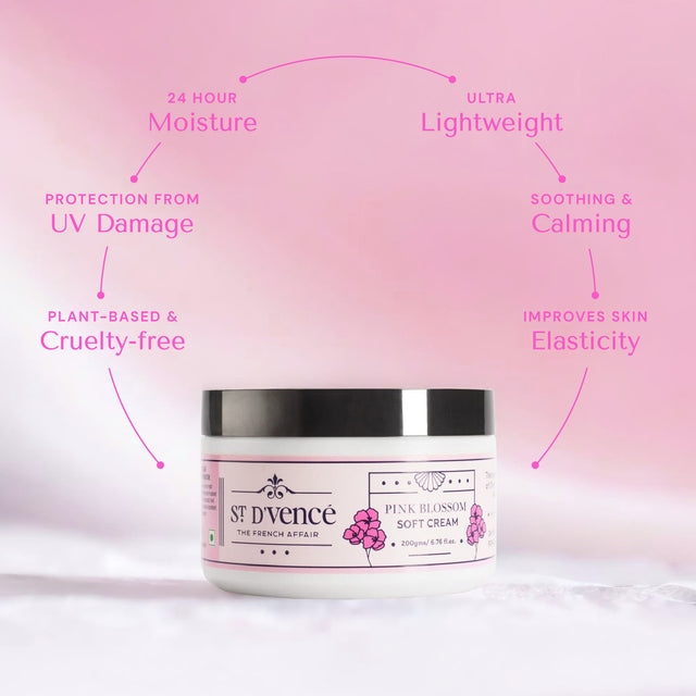 Summer Soft Cream Pink Blossom - Cherry Blossom & Shea Butter, 200 gm