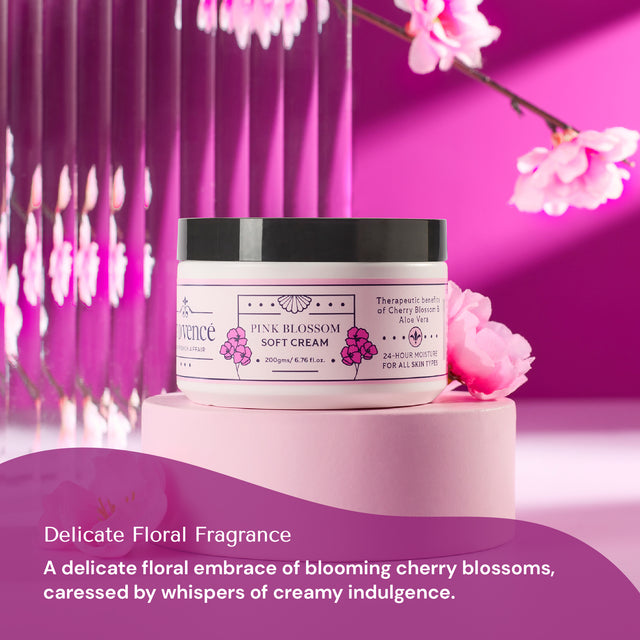 Summer Soft Cream Pink Blossom - Cherry Blossom & Shea Butter, 200 gm
