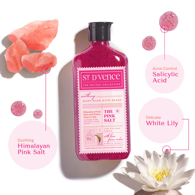 Pink Salt - Himalayan Pink Salt & White Water Lily Body Wash
