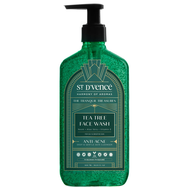 Tea Tree Oil Face Wash with Neem & Aloe Vera