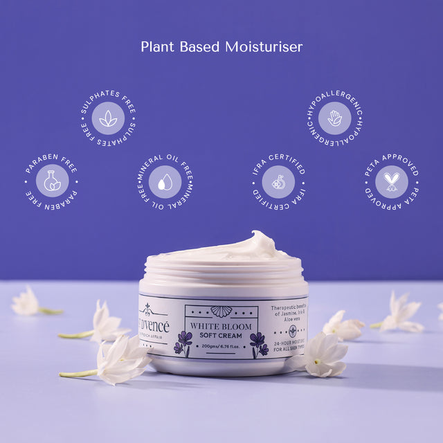 White Bloom - Crème Douce Jasmin & Iris au Beurre de Karité 200 g