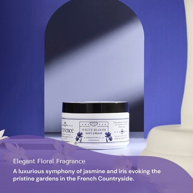 Summer Soft Cream White Bloom - Jasmine & Iris 200 gm