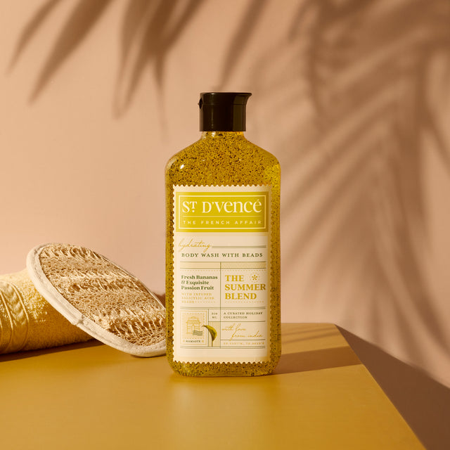 Summer Blend - Nettoyant pour le corps banane et fruit de la passion avec acide salicylique, 300 ml