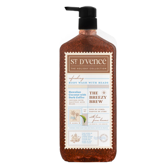 Breezy Brew - Coconut & Dark Coffee Body Wash with Salicylic Acid