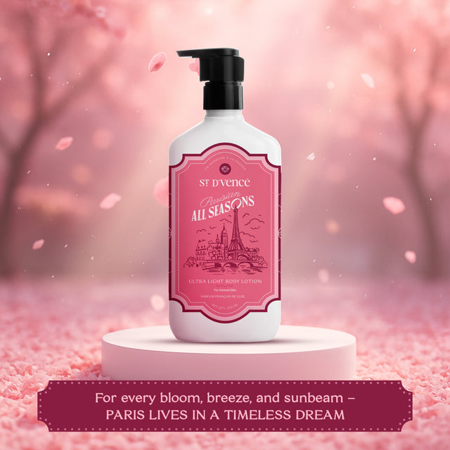 Parisian All-Seasons Ultra Lightweight Summer Body Lotion for All Skin Types