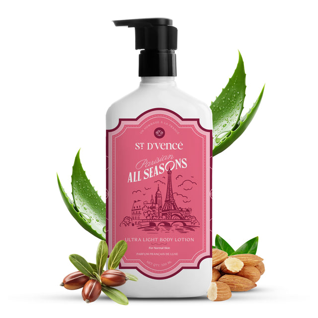 Parisian All-Seasons Ultra Lightweight Summer Body Lotion for All Skin Types