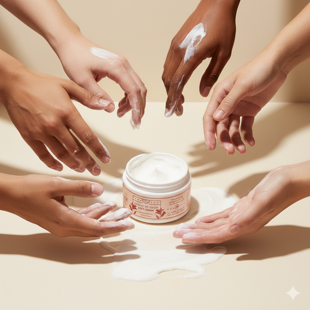 Sweet Meadow - Crème douce à la racine de lys et d'iris avec beurre de karité, 200 g 