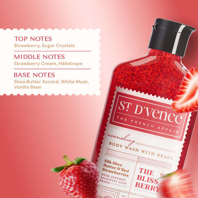 Bliss Berry - Strawberry & Shea Butter Body Wash with Salicylic Acid