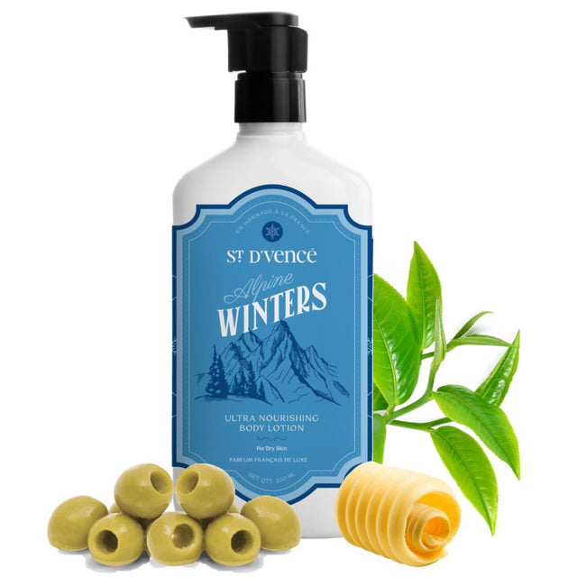 Lotion corporelle d'hiver à l'arbre à thé et au beurre de karité, 300 ml